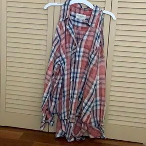 Denim & Supply peek a boo plaid shirt